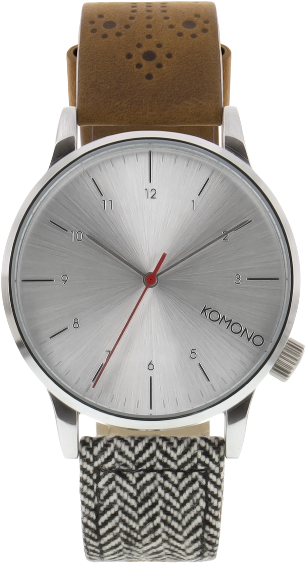 Winston Galore Watch - Komono Winston Black Zirconium Clipart (2048x2048), Png Download