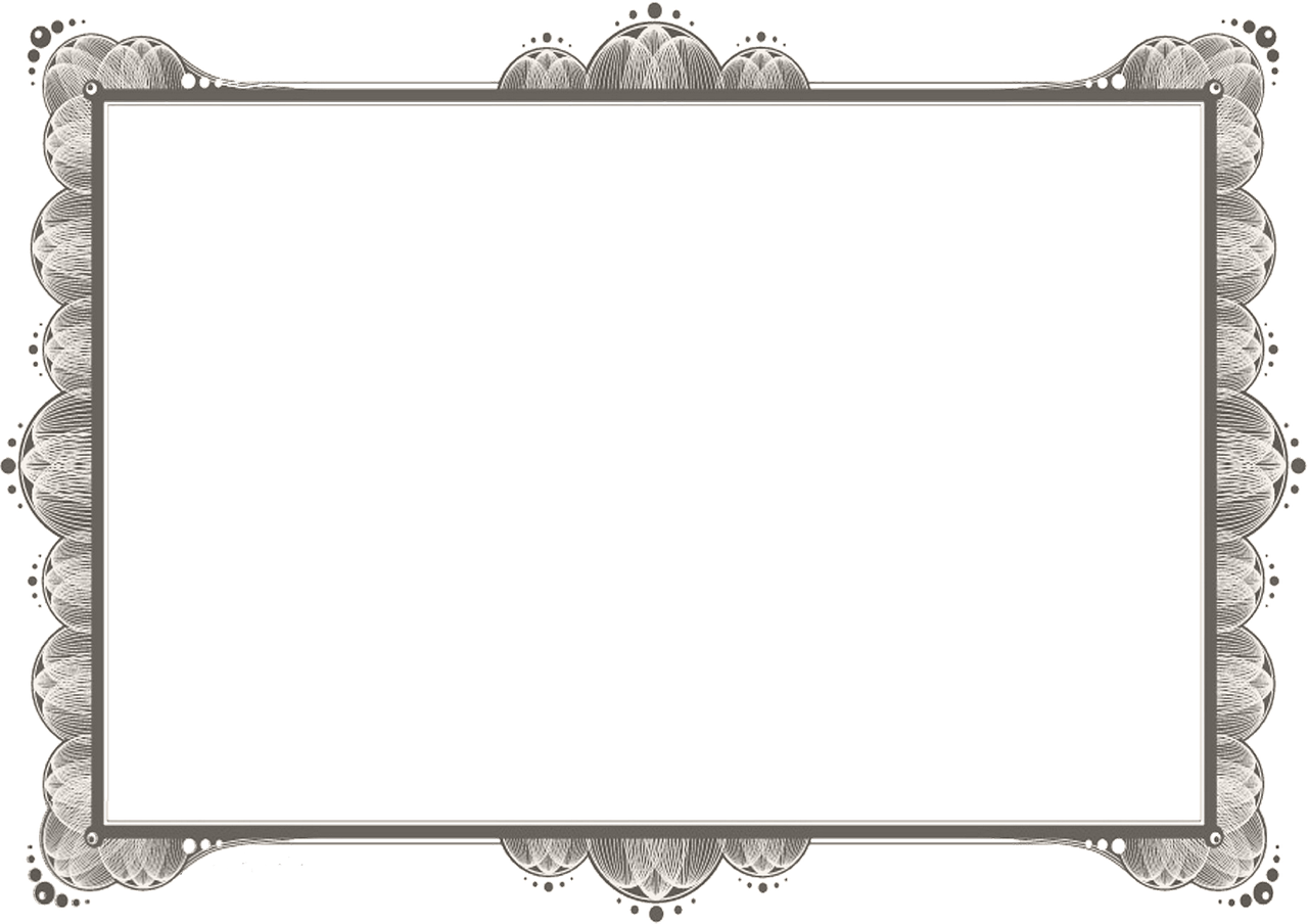 Certificate Border Blank Bronze Png Image - Border For Certificate Of Recognition Clipart (1280x904), Png Download