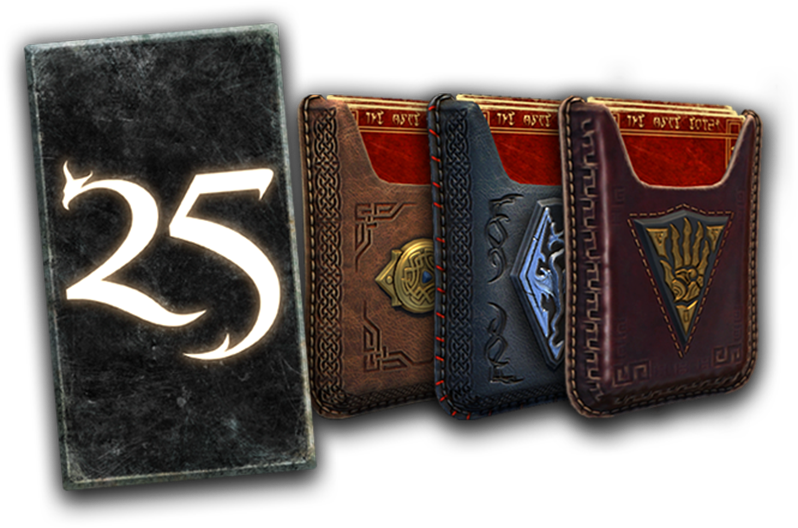 Tes25 Tesl Card Back In-body - Wallet Clipart (960x540), Png Download