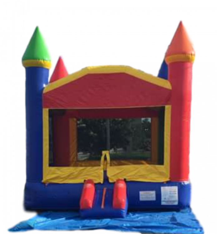 Colorful Castle - Inflatable Clipart (695x750), Png Download