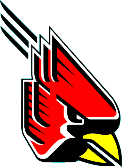 Ball State University Cardinal - Ball State Football Logo Clipart (480x656), Png Download
