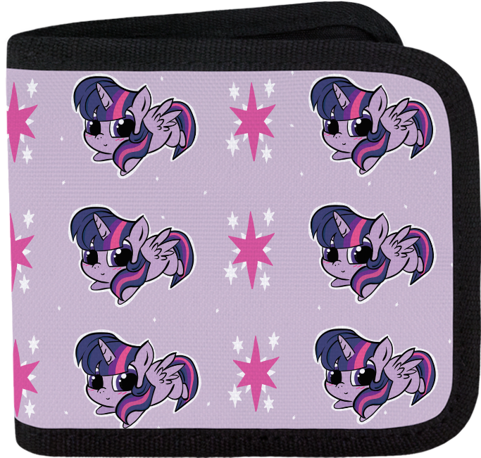 Cute Twilight Sparkle Canvas Wallet - Cartoon Clipart (1000x1000), Png Download