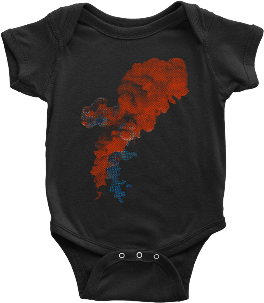 Red Smoke - Infant Bodysuit Clipart (1024x1024), Png Download