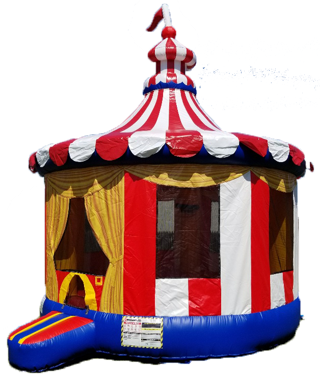 Carnival Bounce House - Inflatable Clipart (628x738), Png Download