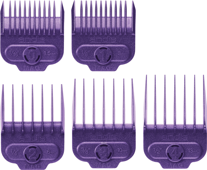 Andis Single Magnetic 5-comb Set - Peines Andis Magneticos Clipart (722x593), Png Download