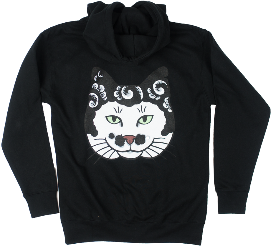 Cat Head Hoodie - Hoodie Clipart (920x836), Png Download