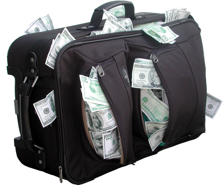 Bag Of Money Duffle Bag Of Money Png Clipart Large Size Png Image
