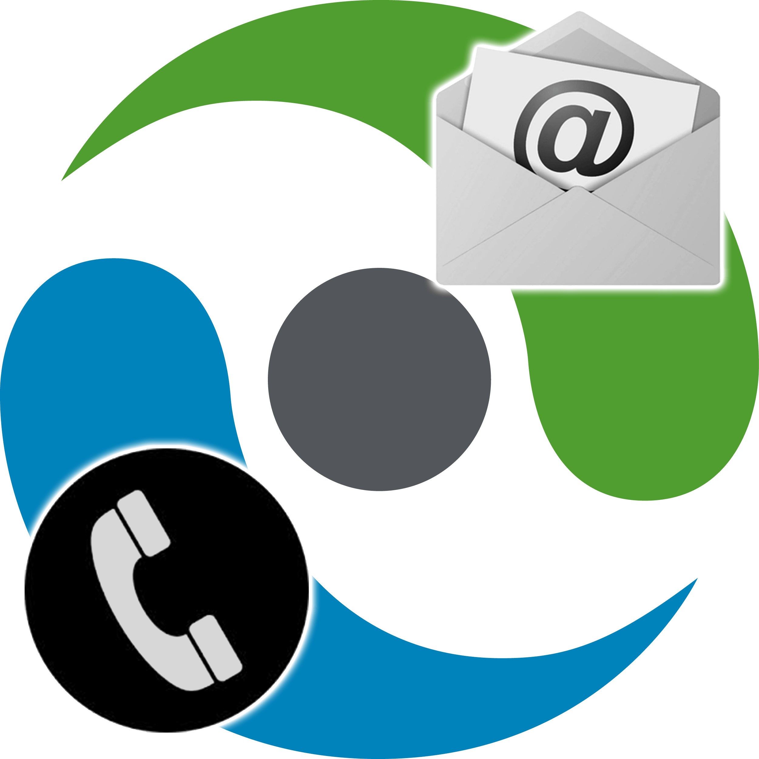 Contact Us Icon Png Clipart (2502x2502), Png Download