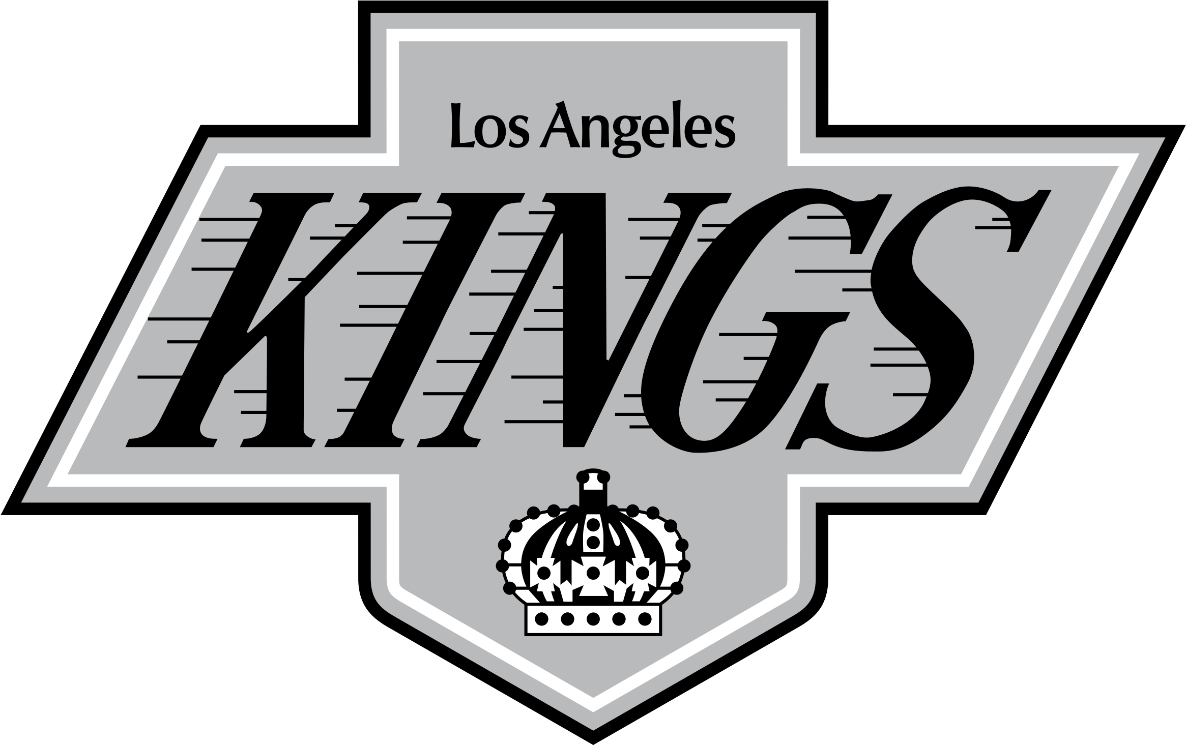 Los Angeles Kings Logo Png Clipart (2400x2400), Png Download