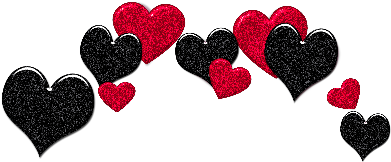 Png Overlay Edit Tumblr Sticker Hearts Red Black - Sticker Love Tumblr Transparent Clipart (500x317), Png Download