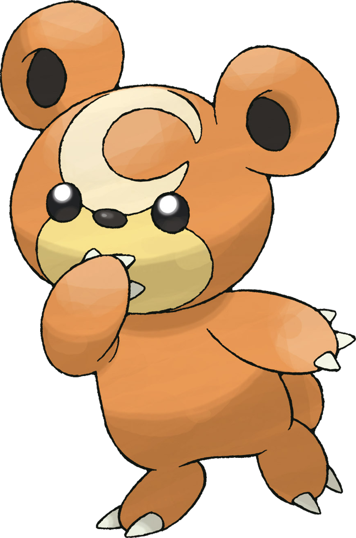 Teddiursa - Teddiursa Evolution Clipart (716x1080), Png Download