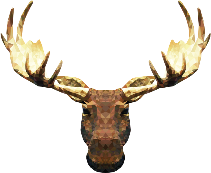 Moose - Antler Clipart (750x614), Png Download