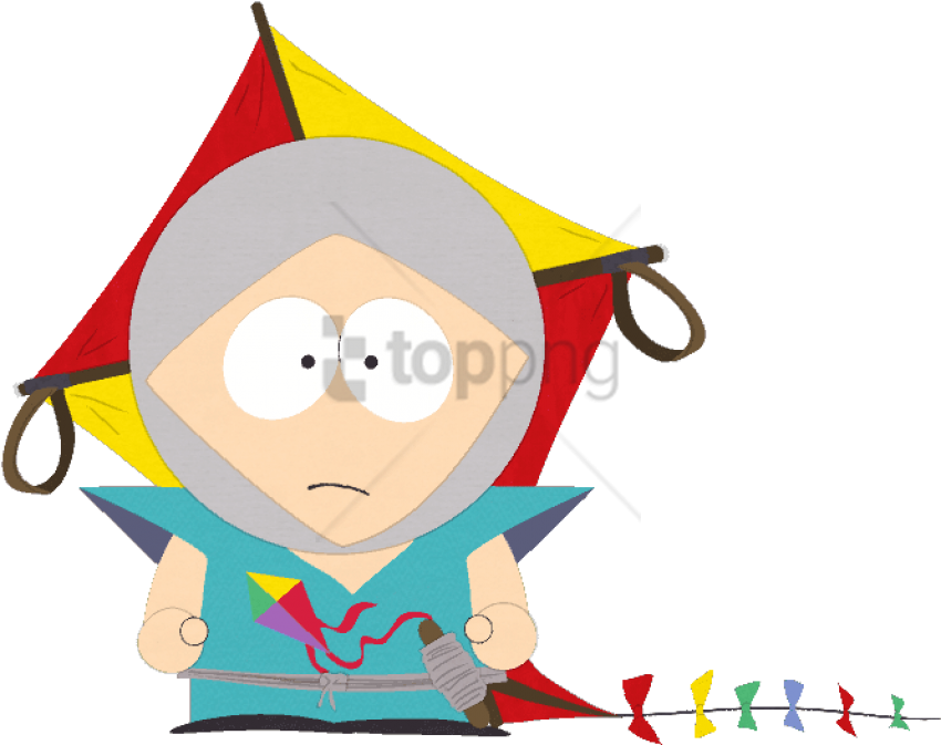 Free Png Download Human Kite - South Park Human Kite Clipart (850x673), Png Download