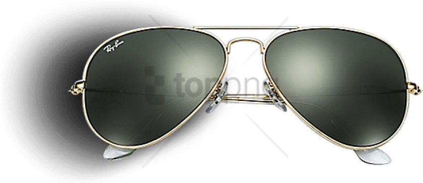 Free Png Aviator Classic Png Image With Transparent - Ray Ban A Goccia Clipart (850x368), Png Download