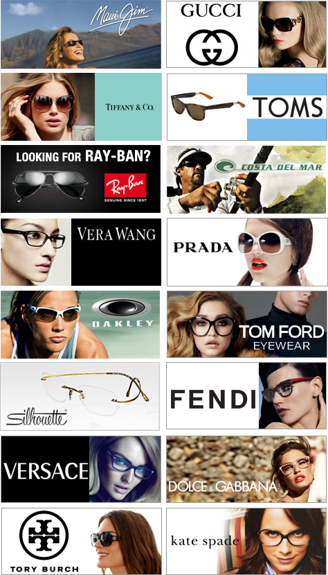 Optical And Sunglasses - Collage Clipart (474x829), Png Download