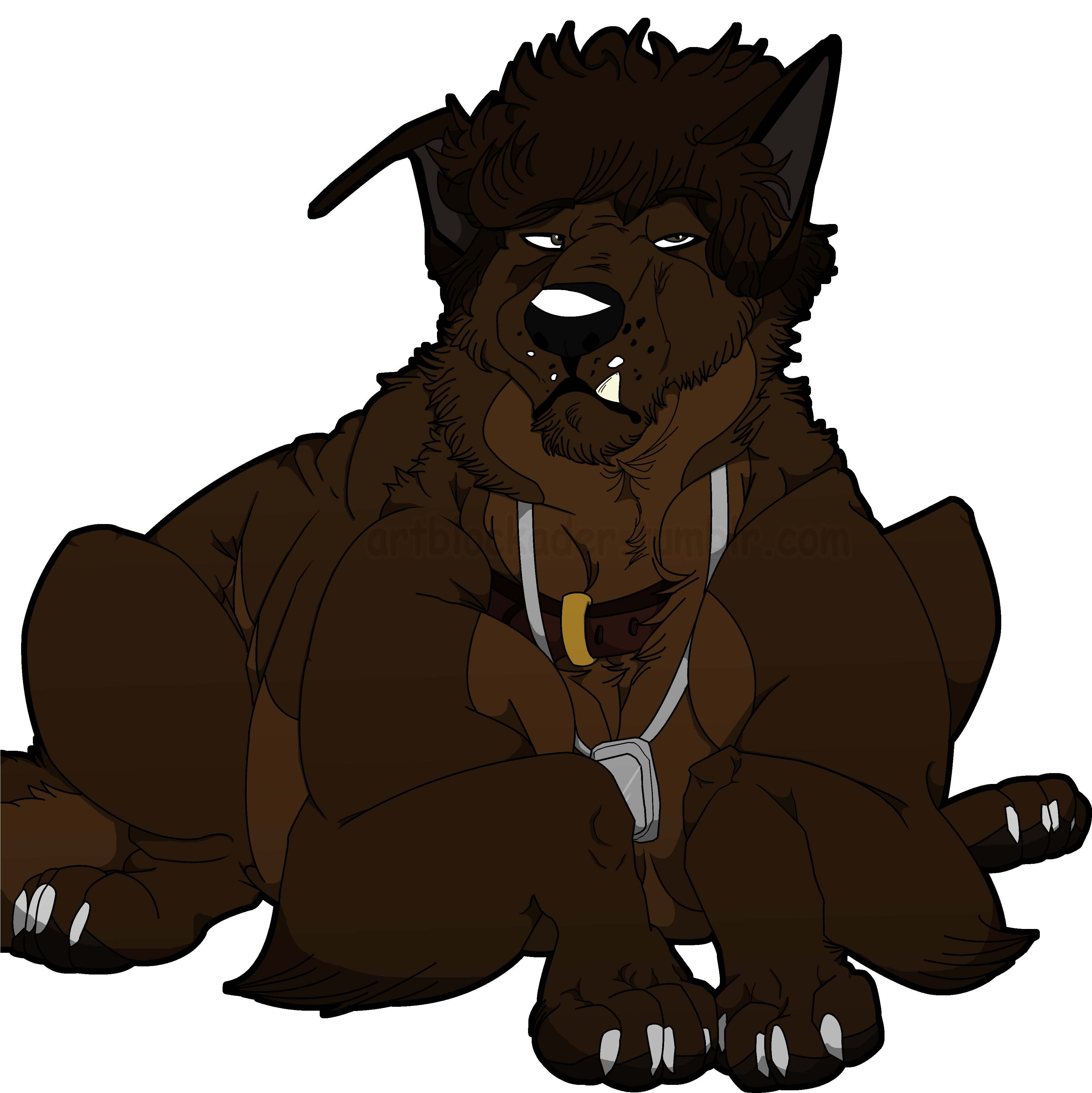 Fatty-butt - Illustration Clipart (3729x3872), Png Download