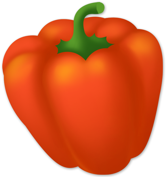 Bell Pepper Png Clipart (615x615), Png Download