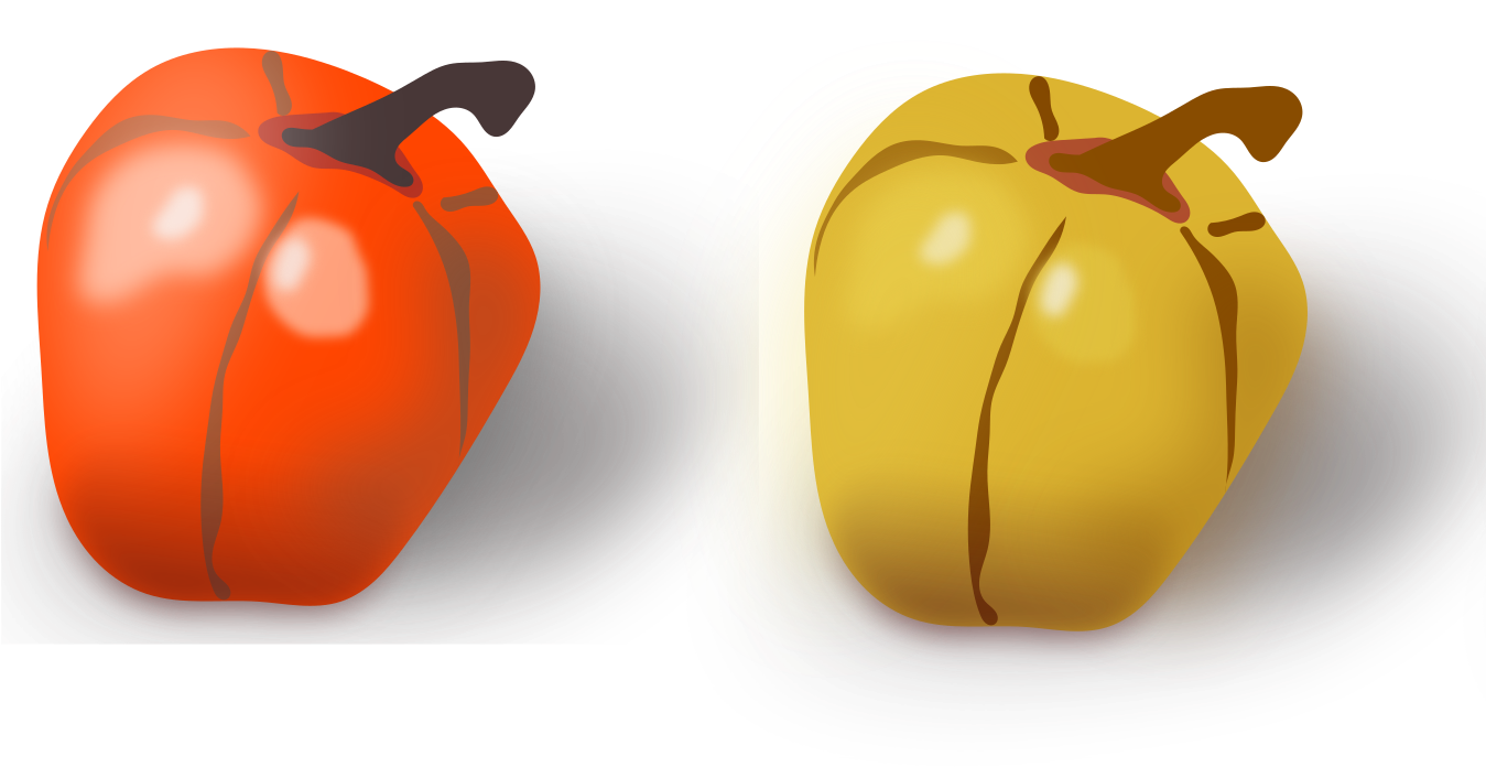 This Free Icons Png Design Of Color Pepper - Pumpkin Clipart (1697x2400), Png Download