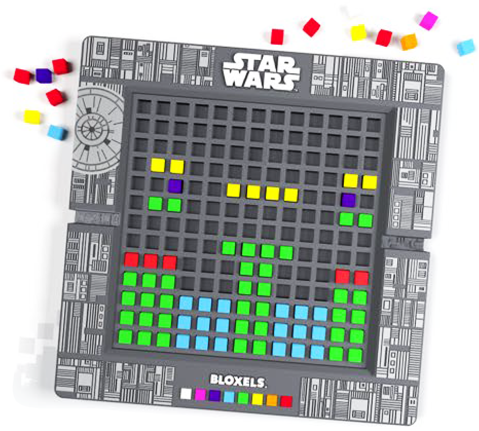 Gameboard - Bloxels Star Wars Board Clipart (932x839), Png Download