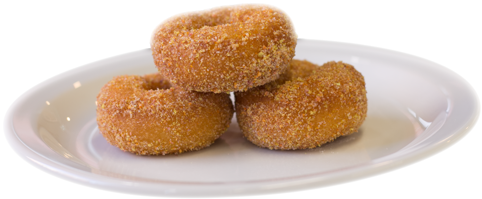 Fruit Loops N' Sugar Mini Donuts - Cutlet Clipart (988x408), Png Download