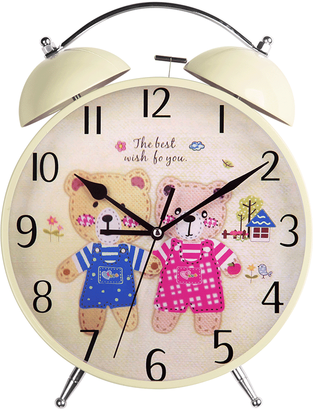 Alarm Clock , Png Download - Wall Clock Clipart (613x801), Png Download
