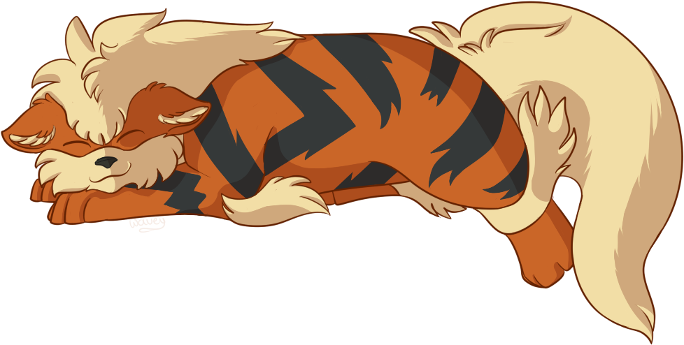 Challenge Type Arcanine - Pokemon Arcanine Transparent Clipart (1024x565), Png Download