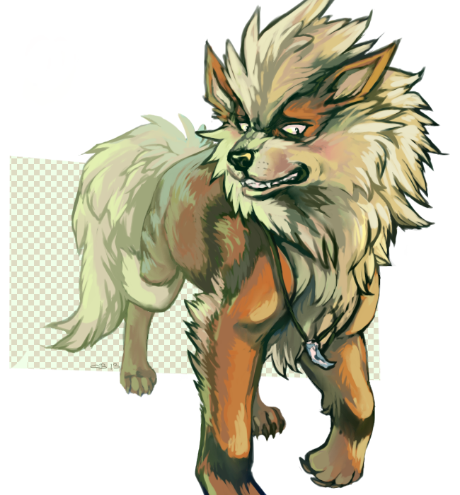 Arcanine - Illustration Clipart (650x700), Png Download