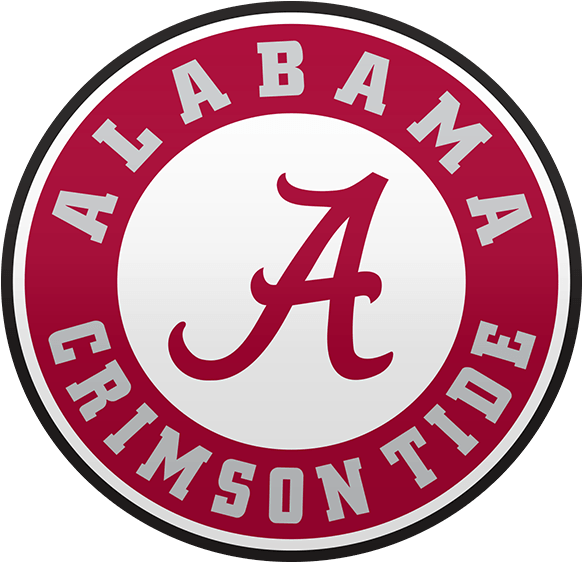 Auburn Tigers Vs - Alabama Crimson Tide Clipart (582x562), Png Download