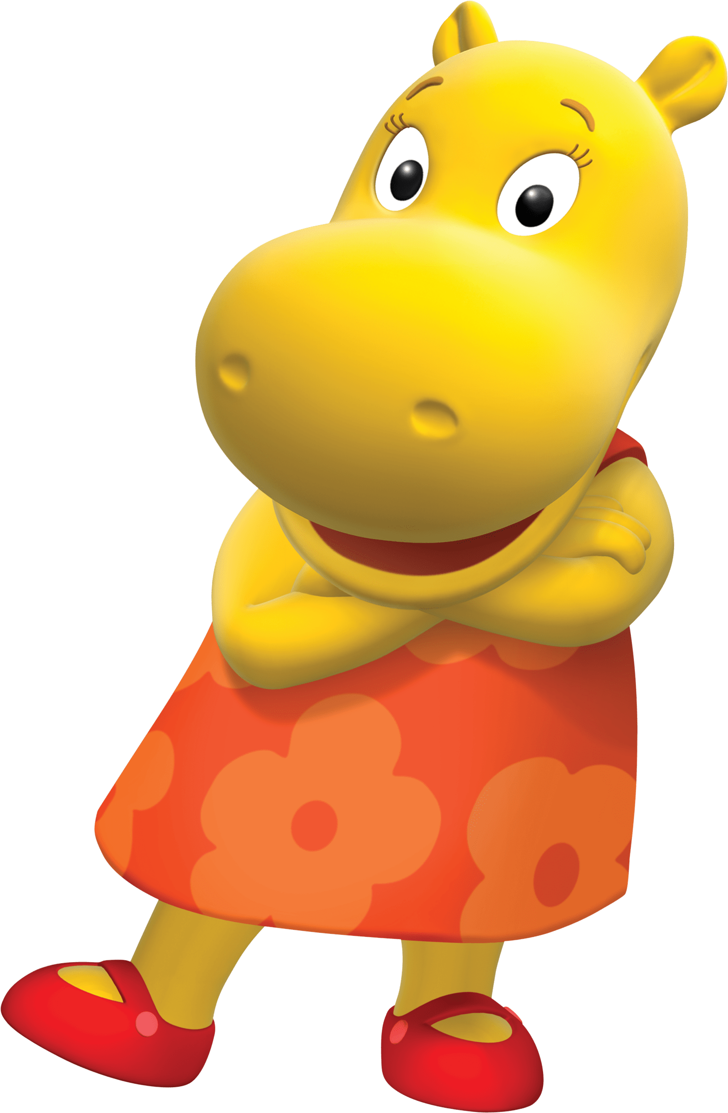 Tasha Crossed Png - Yellow Thing From Backyardigans Clipart (2000x2451), Png Download