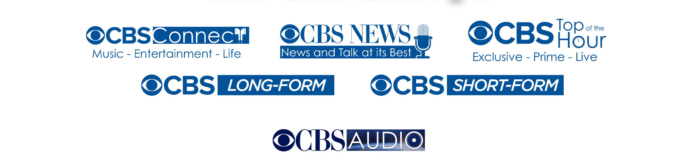 The Cbs Lineup - Cbs Radio Clipart (2304x1169), Png Download