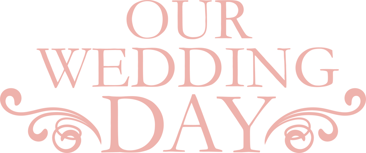 Our Wedding Day Svg Cut File - Our Wedding Png Clipart (1280x535), Png Download