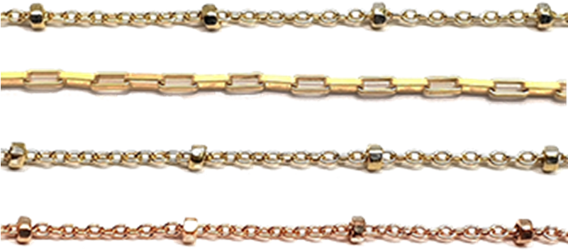 Fancy Link Chain 8 Items - Chain Clipart (800x489), Png Download
