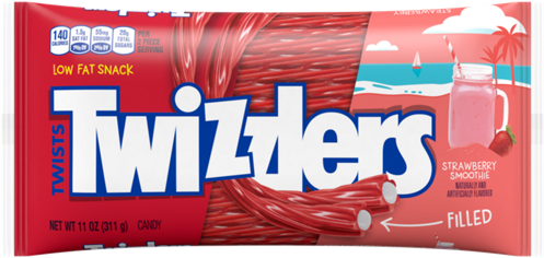 Twizzlers Filled Twists Strawberry Smoothie - Twizzlers Clipart (570x570), Png Download