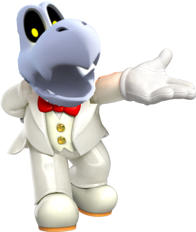 Groom Dry Bones - Super Mario Odyssey Characters Clipart (647x767), Png Download