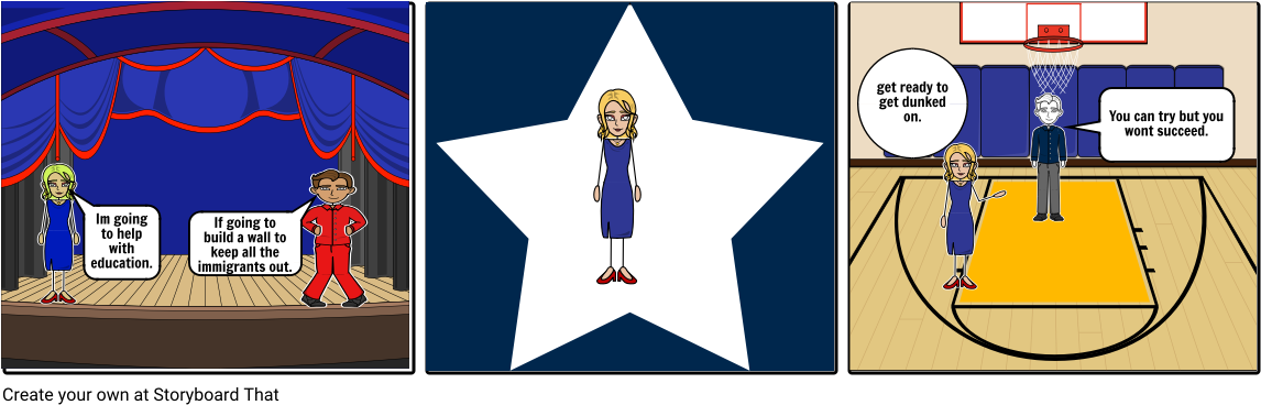 Hillary Clinton - Cartoon Clipart (1164x385), Png Download