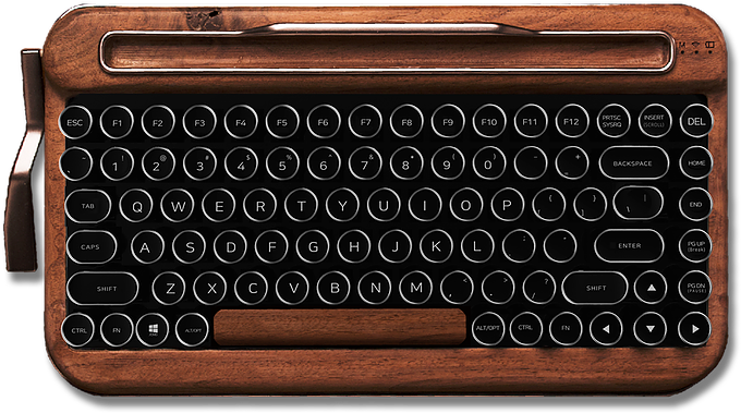Penna Typewriter - Klawiatura Maszyna Do Pisania Clipart (815x565), Png Download
