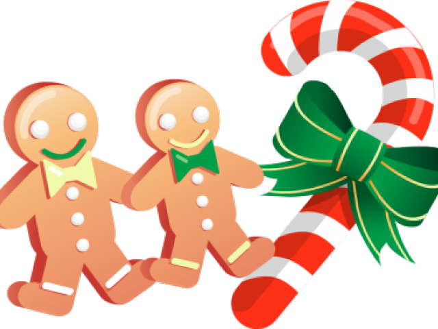 Candy Clipart Gingerbread Man - Christmas - Png Download (640x480), Png Download