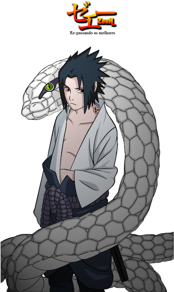 Sasuke Color Render Photo Uchihasasuke5 - Cartoon Clipart (718x1024), Png Download