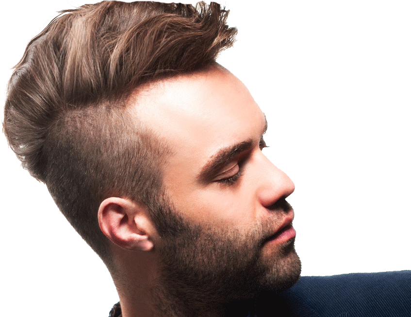 Mens Hair Cut - Hair Men Png Clipart (847x652), Png Download