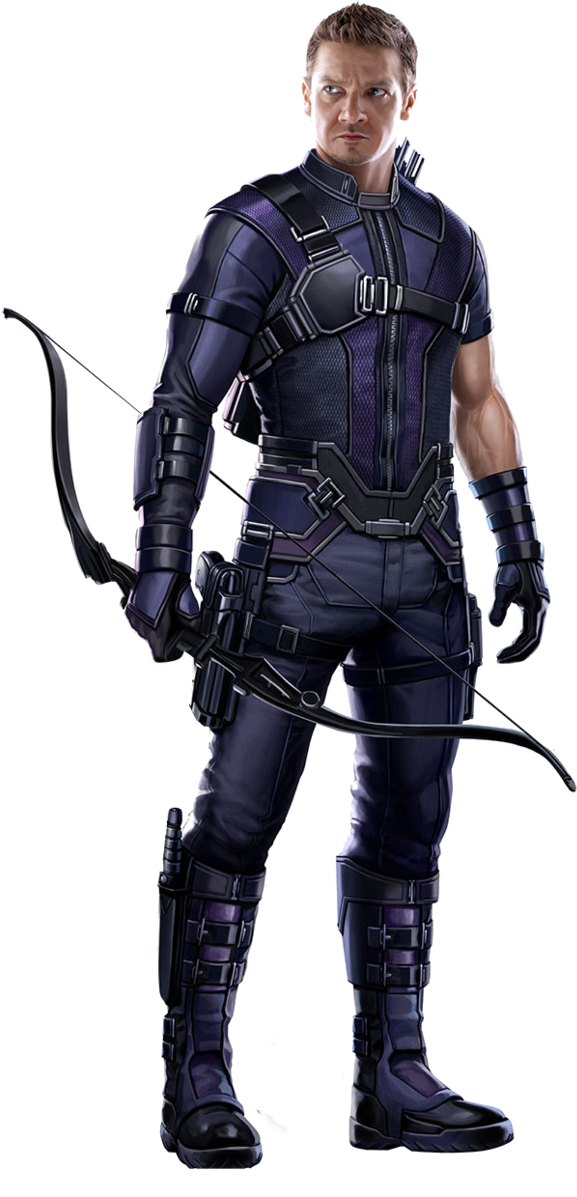 Png Gavião Arqueiro - Captain America Civil War Hawkeye Png Clipart (645x1238), Png Download