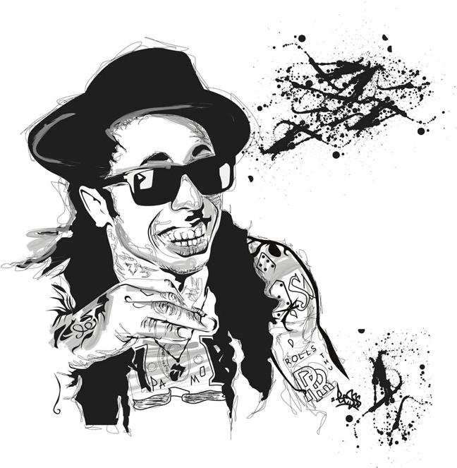 Iphone Cases Original - Lil Wayne Design Clipart (800x800), Png Download