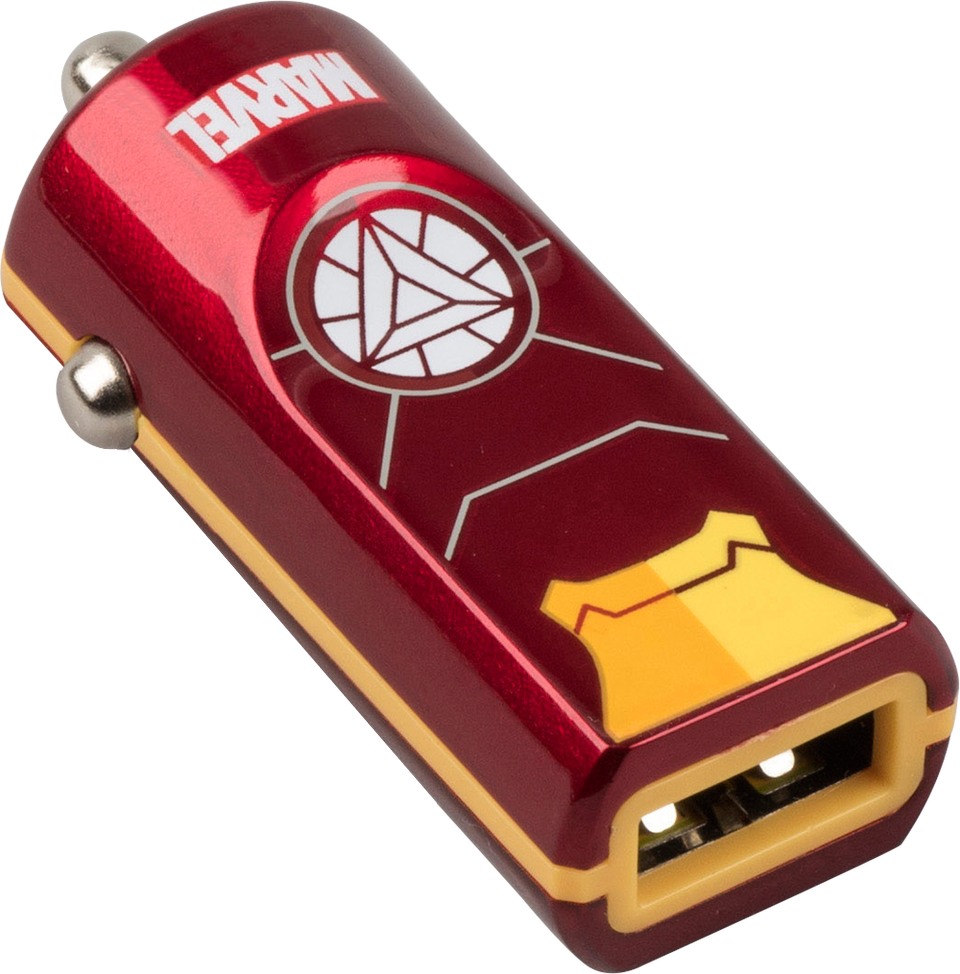 Carcharger1 Marvel Ironman Vista Preview 25259 - Battery Charger Clipart (960x974), Png Download