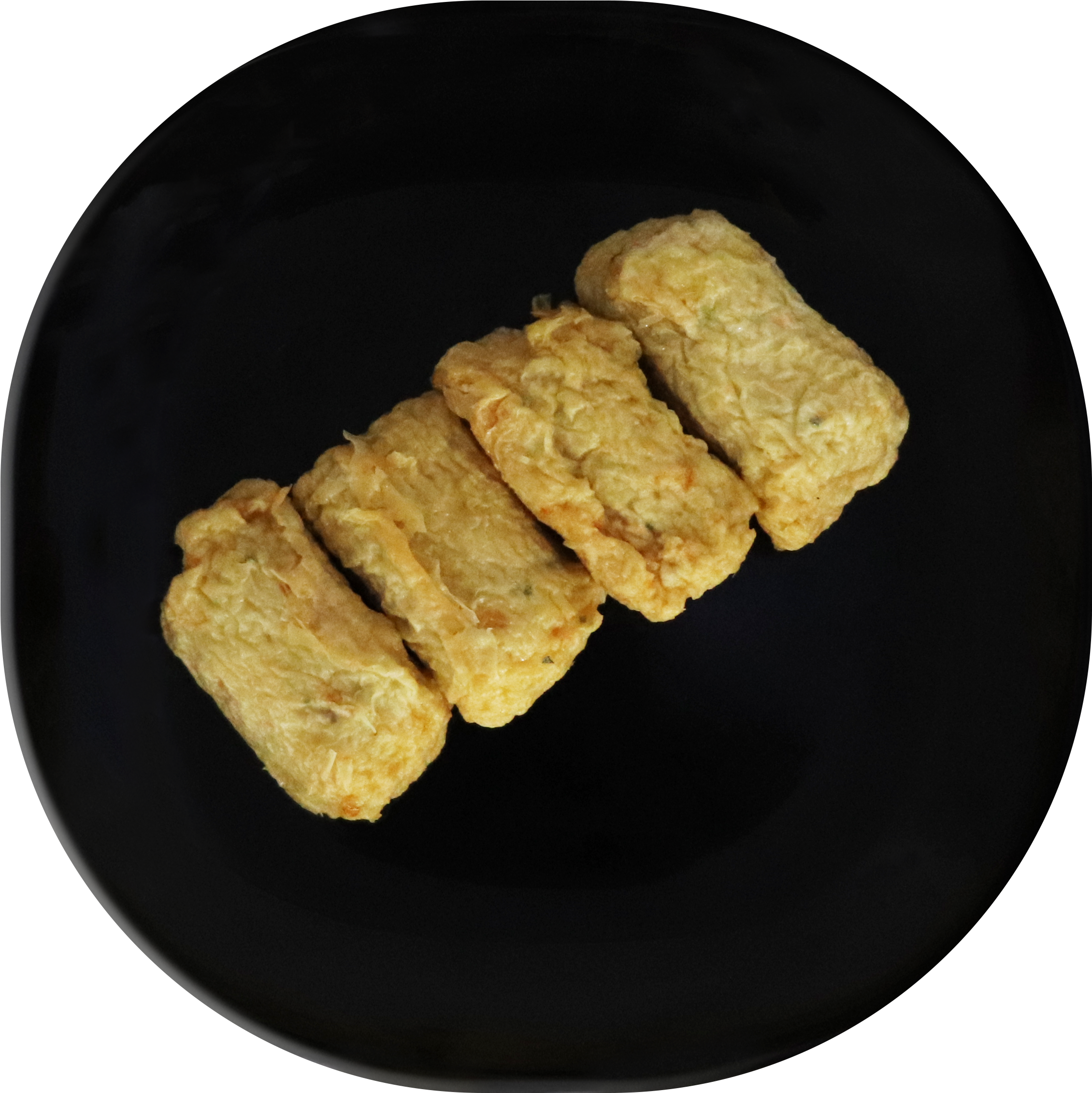Fried Golden Fish Roll - Chicken Nugget Clipart (2260x2261), Png Download