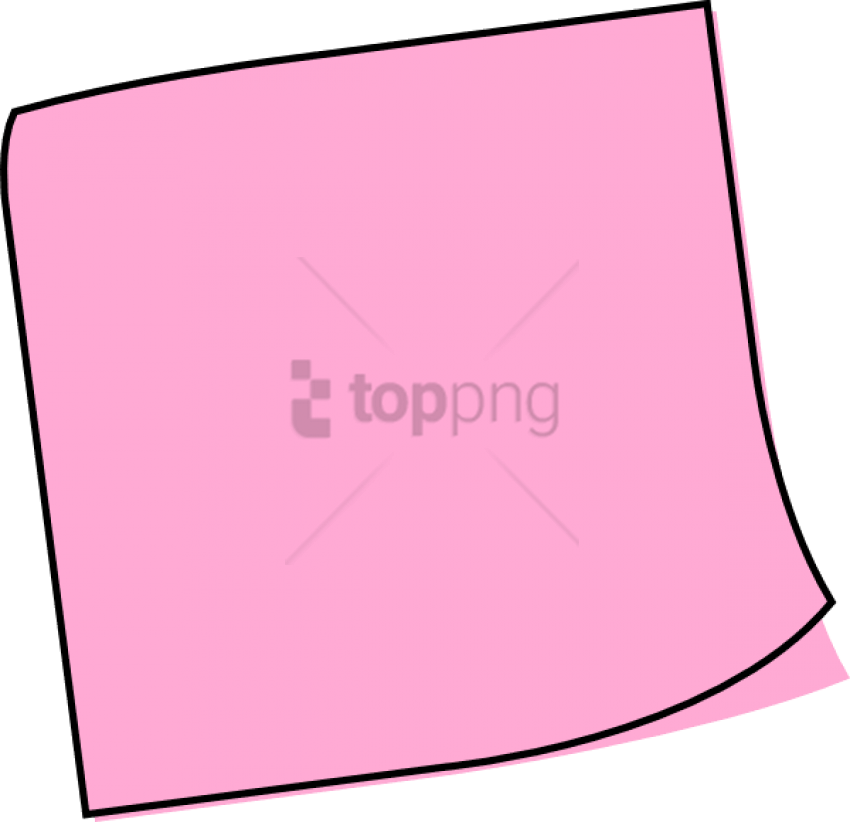 Free Png Colored Sticky Note Png Png Image With Transparent Clipart (850x822), Png Download