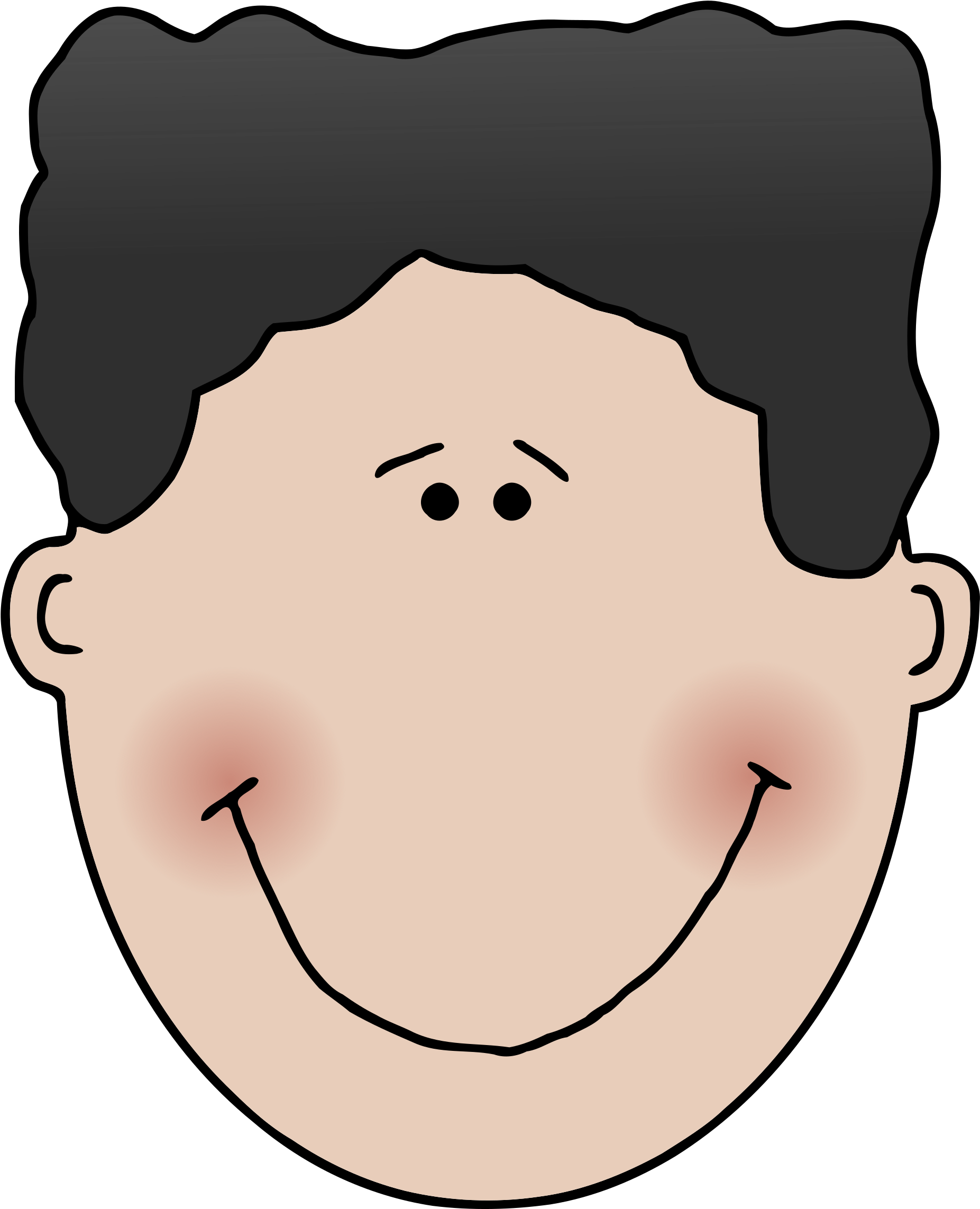 Boyface Big Image Png - Boy Clipart Face Transparent Png (2189x2400), Png Download