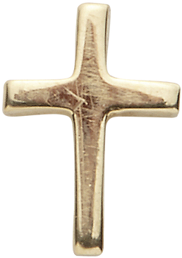 Gold Cross Charm - Cross Clipart (953x1280), Png Download