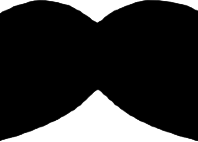 Mustache Clipart Big Mustache - Silhouette - Png Download (640x480), Png Download