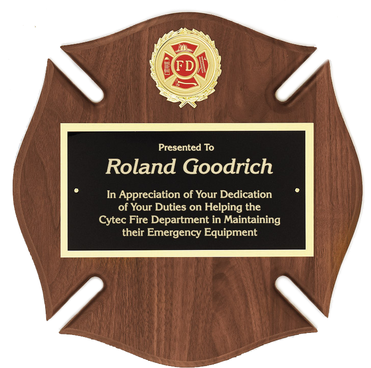 Firefighter Maltese Cross Plaque Clipart (778x779), Png Download