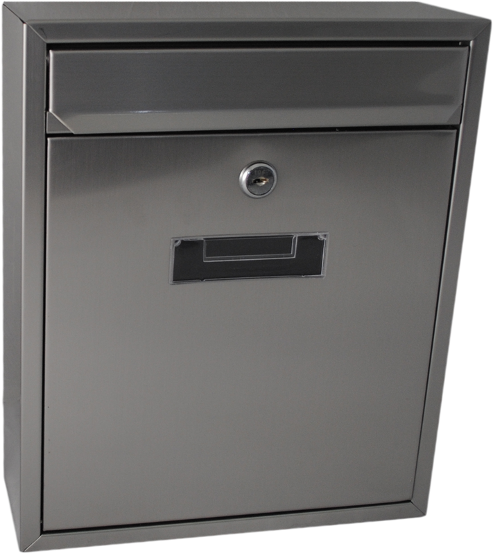 Sandleford Letterbox Wall Mounted Napoli Stainless - Bunnings Stainless Steel Letterbox Clipart (800x800), Png Download
