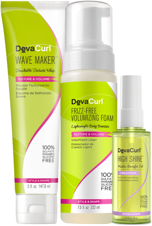 Buy Wavy Shine Trio From Devacurl, Hair Products And - Devacurl Wave Maker Clipart (590x590), Png Download
